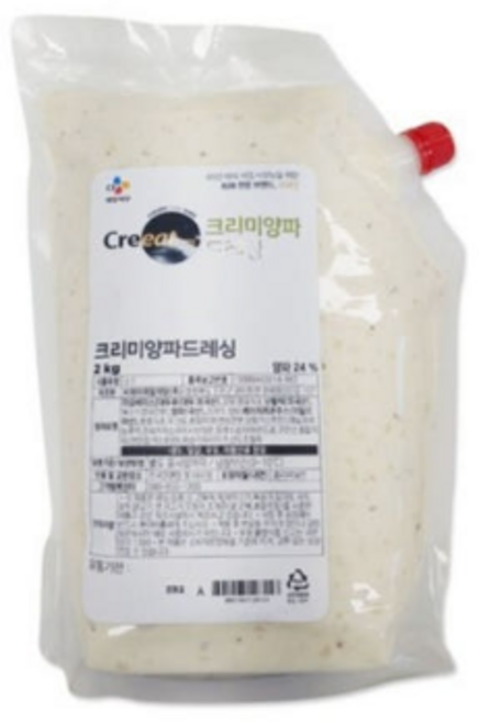 CJ 크리미 양파드레싱, 1개, 2kg