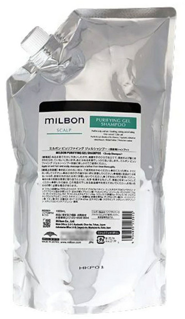 밀본 글로벌 스칼프 퓨리파잉 젤 샴푸 리필 1000ml, 1개, 1L