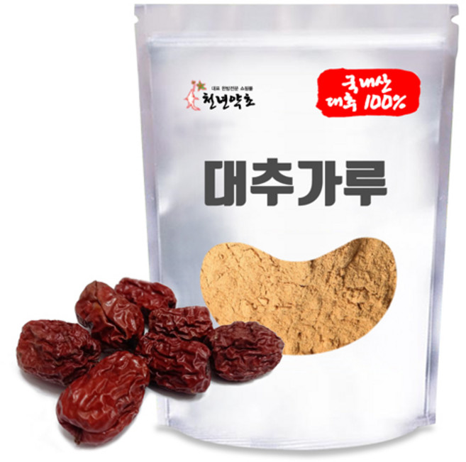 국내산 대추가루 1kg 국산 대추 100% 분말, 1개
