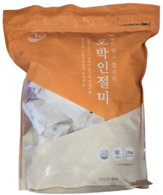 창억떡집 호박 인절미 개별포장, 1.25kg, 1개
