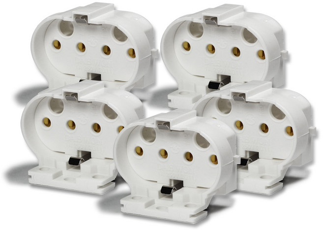 대원 형광등 소켓 FPL 32W 36W 55W 램프 전원 단자 소켓 2G11 4핀소켓, 5개