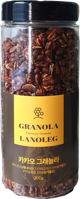 통곡물 초코 그래놀라 시리얼 200g 리얼 카카오 허니트리, 3개