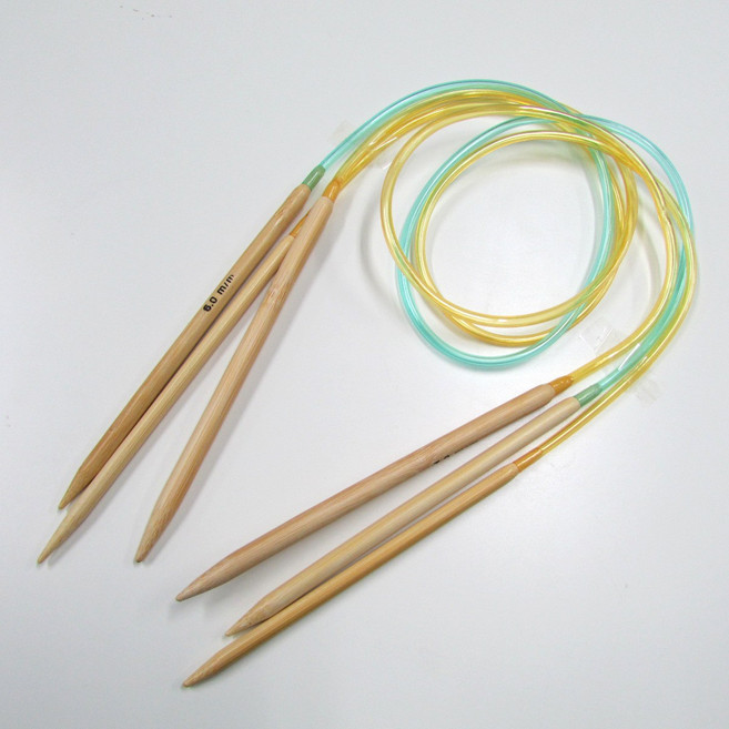 대나무 줄바늘 4mm 5입 취미 뜨개질 수예, 1세트