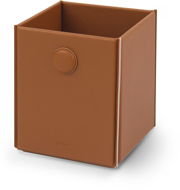 [페니체] 마그넷 펜홀더 연필꽂이 펜꽂이, 1개, 브라운