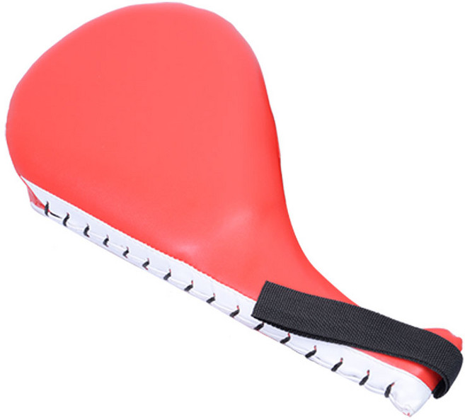 에스토스포츠 태권도 킥 패드 발차기 미트, 레드, 1개