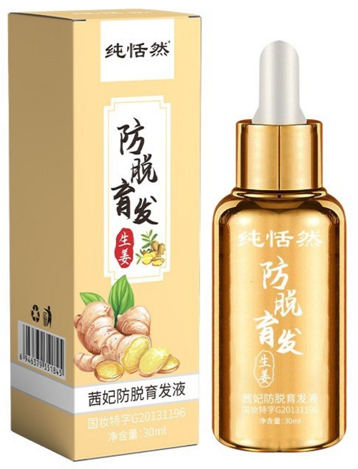 純悟然防脫育發液 生薑精華強健髮根 改善毛躁分叉, 1個, 30ml