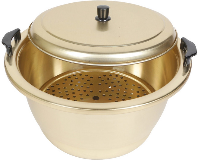 업소용 양은 황찜다라이 대형 찜솥 찜기 만두 찜냄비 업소용 석화찜기 조개찜기, 42cm, 1개