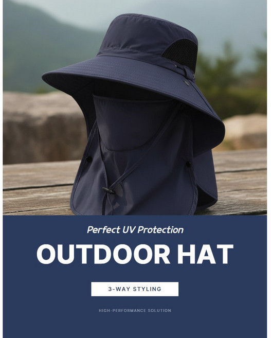 퓨리픽 퓨리픽 햇빛가리개 UV차단 탈착식 스포츠모자 블랙 베이지 실버, 라이트밝은브라운, 1개