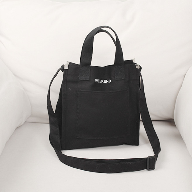 위캔드중 에코백 에코크로스백 캔버스백 캔버스가방 에코가방 천가방 면가방