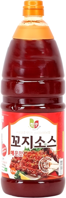 청우 더진한 꼬지소스 꼬치소스 닭꼬치 떡꼬치 매운맛, 1세트, 2.1kg