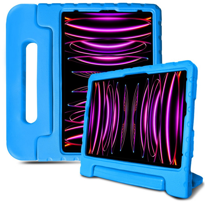 더조은셀러 아이패드 호환 에바폼 케이스, 블루