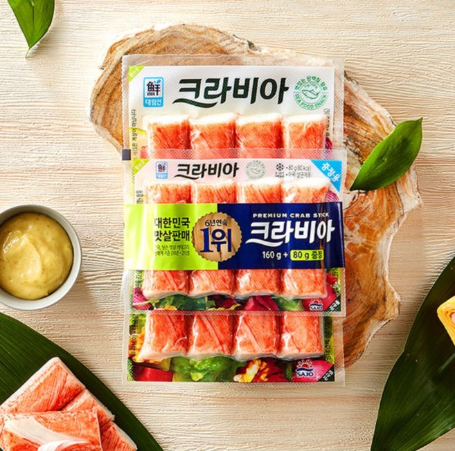 사조대림 크라비아 기획(160g+80g), 240g, 1