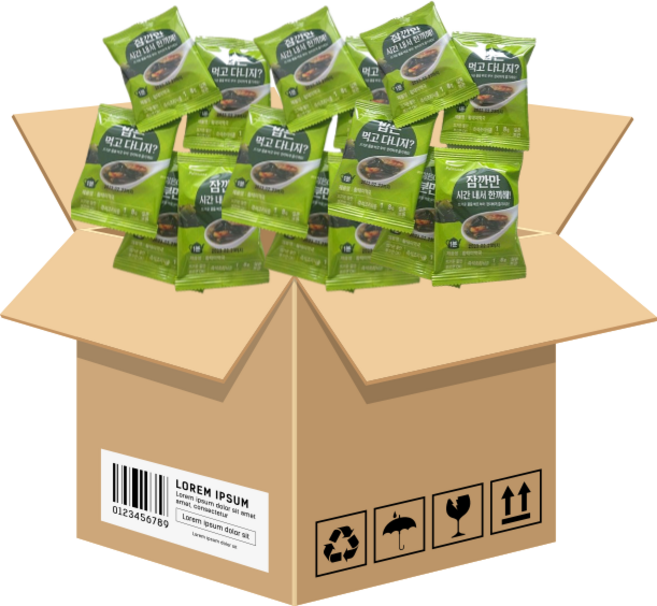 풀무원 황태미역국 간편국 즉석국 (개별포장), 10개, 6g