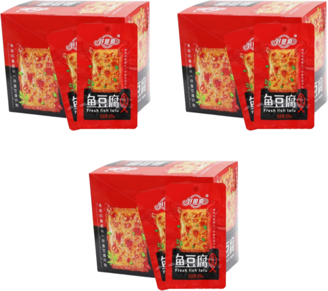 <킹콩푸드>유도우푸 향라웨이 향라맛 어두부 중국식품 500g(25gx20) 3곽, 3개, 500g