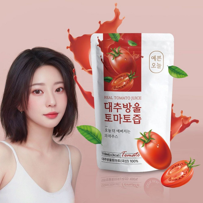 실속박스 대추방울토마토즙 예쁜오늘 토마토주스 gaj*30544YB, 110ml, 1