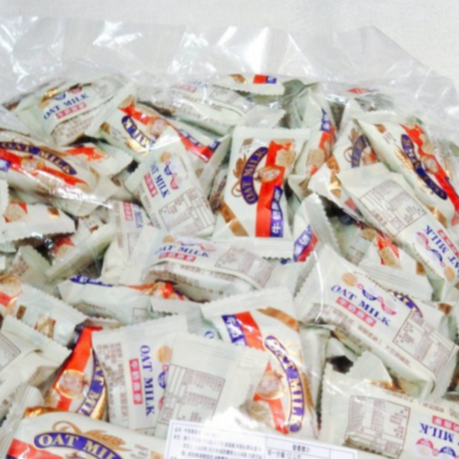 金瑞祥 古意古早味 低糖牛奶燕麥酥 3000公克 懷舊零食 OTA MILK 餅乾, 1個, 3kg