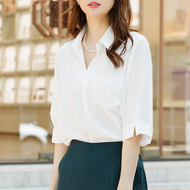 [데드라] (~100size)라틴반오픈블라우스 TBC3311