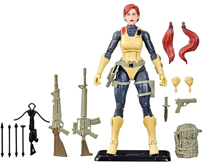 G.I. Joe 지아이조 클래시파이드 시리즈 레트로 스카렛 6인치 액션 피규어