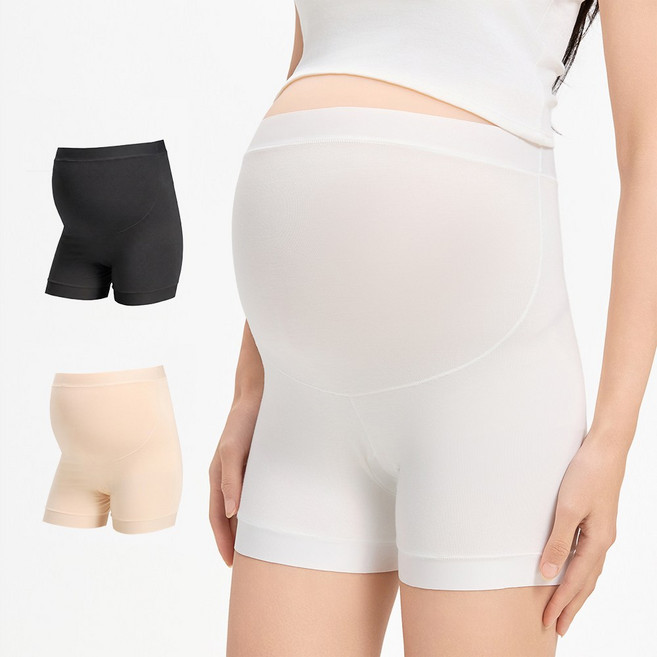 임산부 심리스 사각 팬티 드로즈 배덮는 속바지 트렁크 제왕절개 임부 임신 속옷