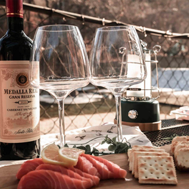 트라이탄 와인잔 플라스틱 캠핑용 안깨지는 버건디, 380ml, 2개