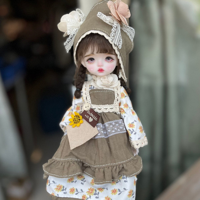 30cm BJD 娃娃 改妝玩偶套裝, 1個, 綠色