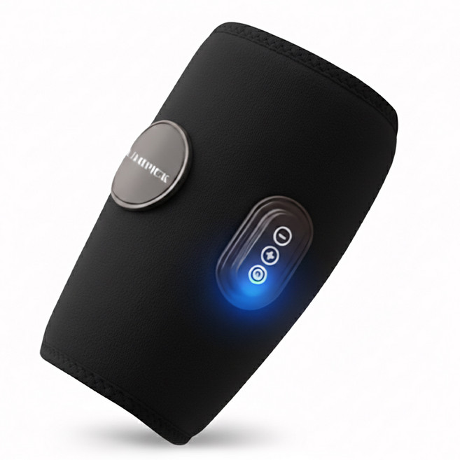 무선 데일리 릴렉스 공기압 종아리 마사지기, 블랙, w200