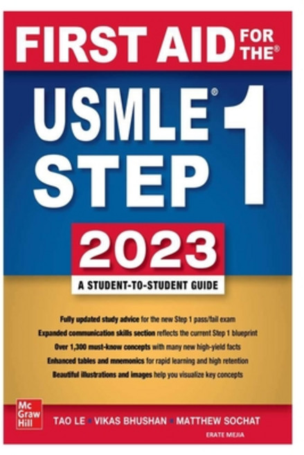 (영문도서) First Aid Usmle Step 1 2023 Paperback, Independently Published, English, 9798360419419