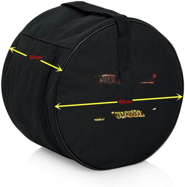 드럼 케이스 세트 심벌 수납 타 파우치 스네어 악기, 1개, 베이스 드럼 가방 22x20 (높은형)