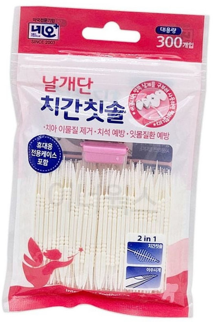 네오 날개단 이쑤시개 치간칫솔 대용량 300개입 x 3개세트, 300, 1