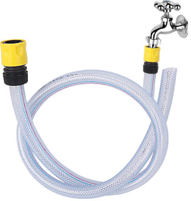 와이넷 편사물호스1M+호스커넥터, 1세트