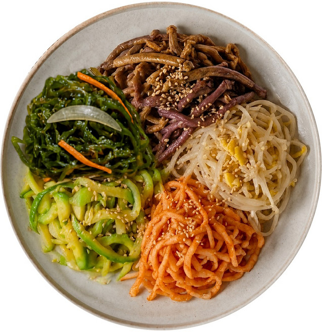 [집밥연구소] 대용량 비빔나물 모듬종합비빔나물세트 5종 모듬비빔밥나물세트