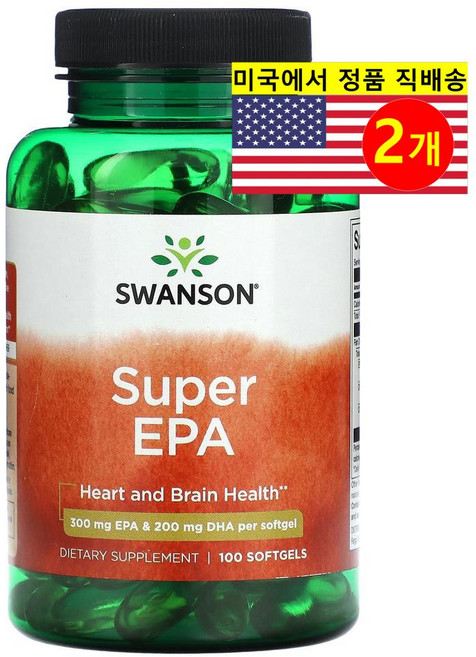 Flora 슈퍼 EPA 300mg DHA 200mg, 2개