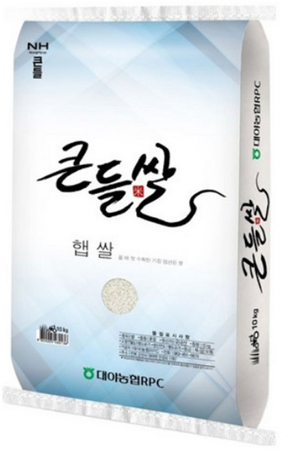 대야농협 2026년산 햅쌀 큰들쌀 신동진 백미 상등급, 1개, 10kg