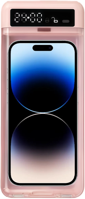 마인드재뉴에어리 스마트폰 타이머 금욕상자 박스복, 1개, 핑크