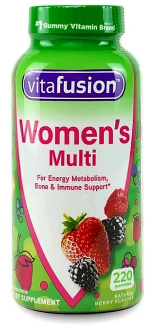 Vitafusion 비타퓨전 우먼스 멀티 여성용 멀티비타민 구미 다이어트 서플리먼트 150개입 Womens Multivitamin Gummies Daily Vitamins, 1개, 220정 - 쿠팡