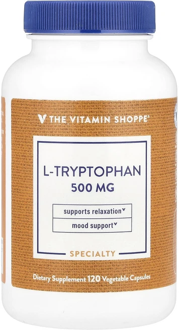 새해 첫좋은선물 The Vitamin Shoppe l-트립토판 500mg 베지 캡슐 120정 제대로 할인합니다, TheVitaminShoppel트립토판500mg베지캡슐, 1개 - 쿠팡
