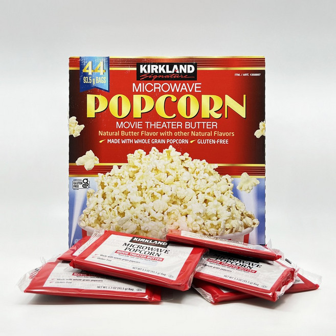 커클랜드 전자레인지 팝콘, 93.5g, 10개