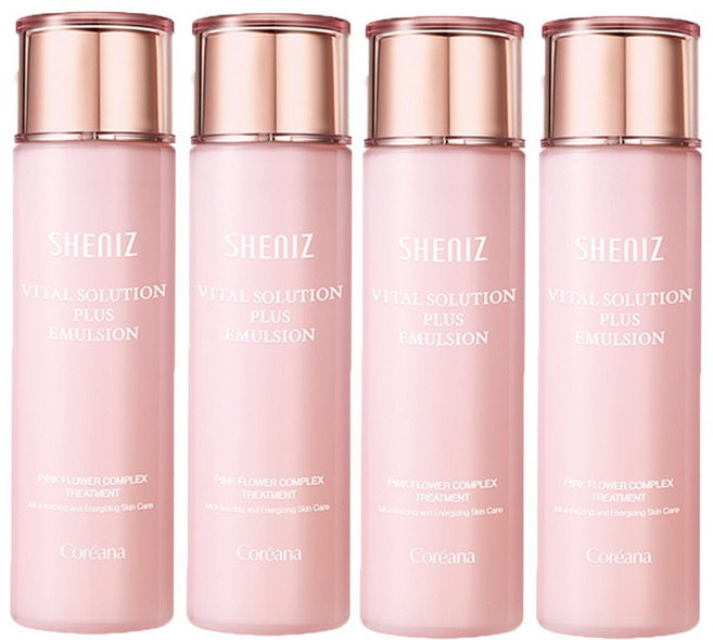 코리아나 쉬니즈 바이탈 솔루션 플러스 에멀션, 150ml, 4개