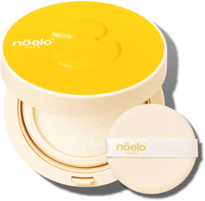 [노엘로힐스] 얇게 발리는 저자극 아기/어린이 선쿠션 SPF50+ (신세계 현대 롯데 백화점 / 스킨베리어 선쿠션), 1개, 15g