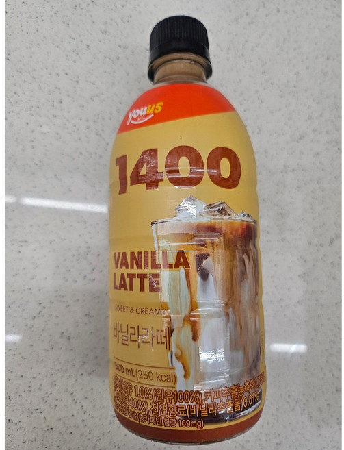 유어스 1400 바닐라라떼, 24개, 500ml
