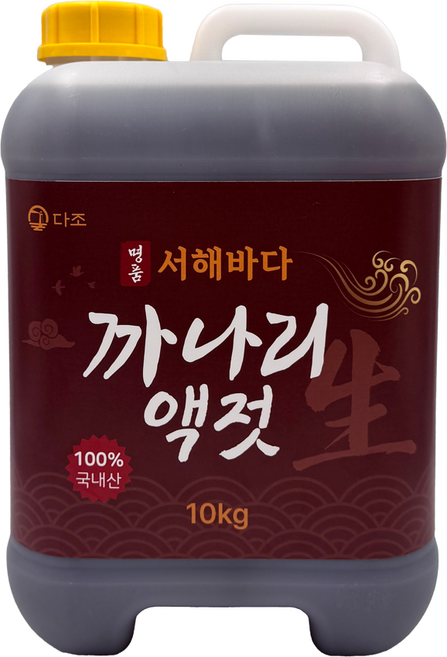 다조푸드 명품 국산 까나리액젓, 1개, 8.5L