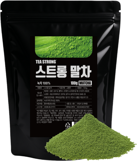 티스트롱 스트롱 말차 100g, 1개, 1개입
