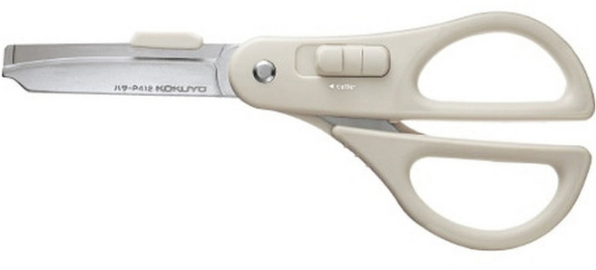 KOKUYO 國譽 兩用便攜式可開箱無膠刀片, 1個, 淺灰色