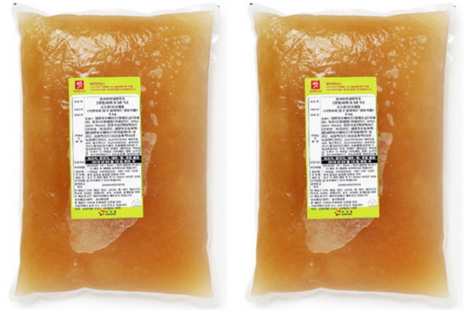 아워홈 동치미맛 냉면 육수 5kg x 2개 / 냉동