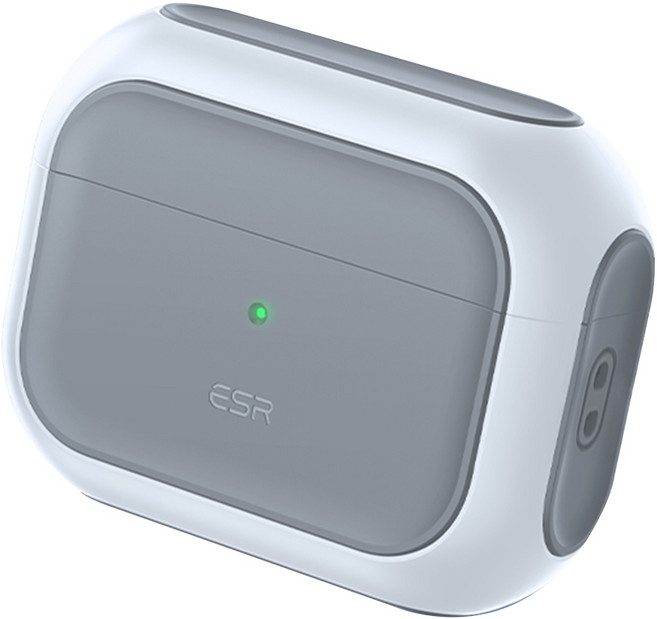 ESR 에어팟 할로락 맥세이프 하이브리드 마그네틱 케이스, 에어팟 프로 3세대, 화이트, 1개