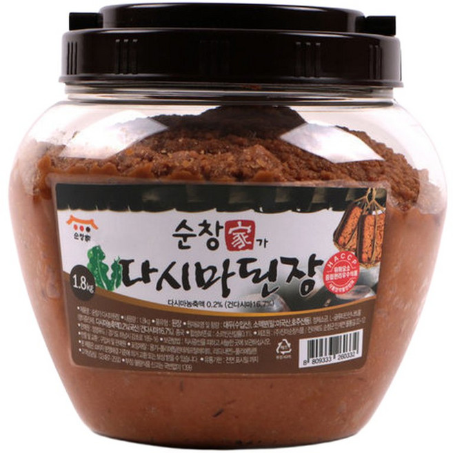 순창가 다시마 된장, 1개, 1.8kg