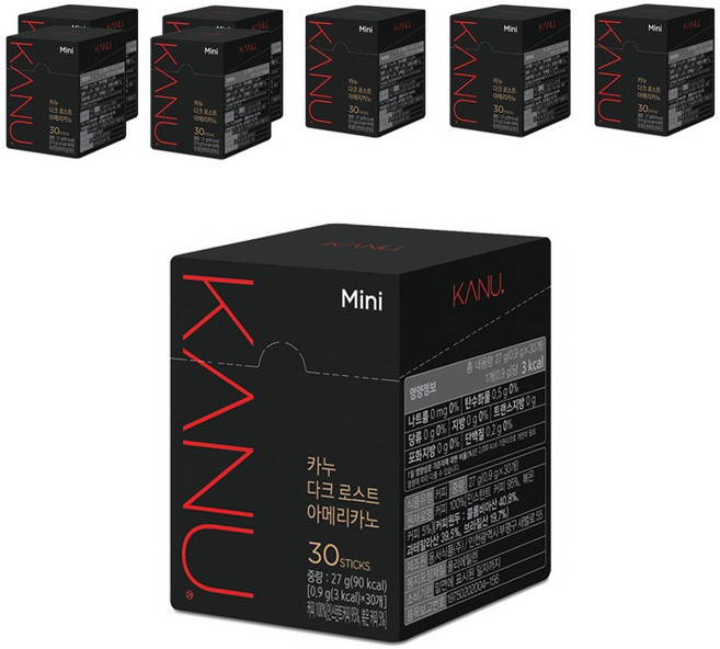 카누 다크 로스트 아메리카노, 900mg, 30개입, 8개