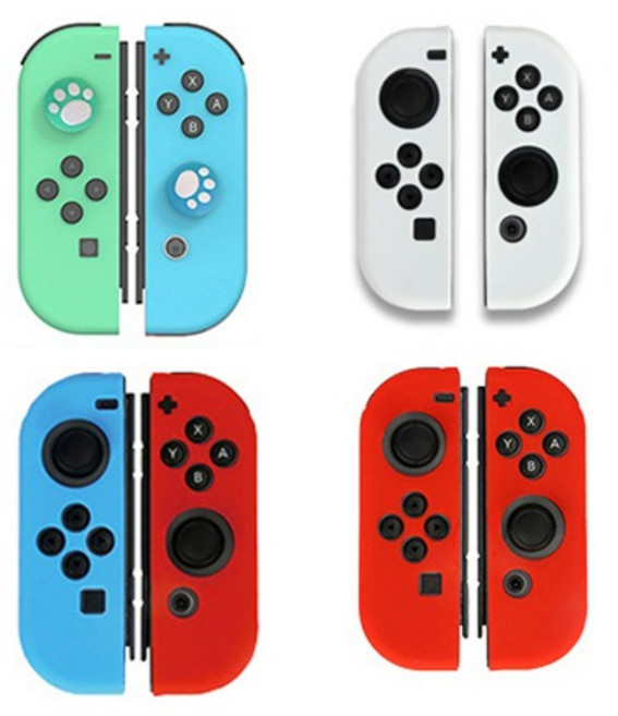 ACDC 닌텐도 스위치 OLED 조이콘 실리콘커버 조이콘실리콘케이스, 화이트, 1개, 화이트