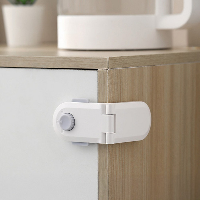 원스바이 열림방지 잠금 장치, 화이트, 1개