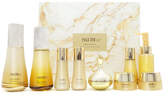 숨 37도 로시크숨마 에센스 2종 세트(리페어60ml+시크리마60ml), 1세트